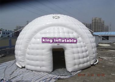 Airtight Inflatable Tent / White Dome Tent Short-lived For Project Show Events