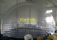 Tenda PVC Tiup Gelembung Kubah Besar Transparan Untuk Pameran Dan Pesta