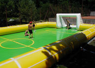 0,55 mm PVC Tarpaulin Inflatable Soap Football Field / Soccer Field Sport Game