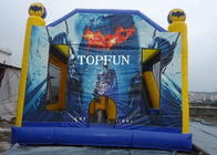 PVC Terpal Ganda Jahit Inflatable Batman Bouncy House Jumping Castle