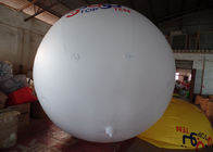 0.14mm PVC Putih Balon Iklan Helium Pencetakan Digital Penuh