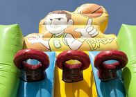 Bouncer Permainan Olahraga Basket Inflatable Bayi Yang Menarik