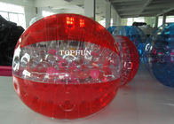 Merah Manusia Inflatable Bumper Bubble Ball Waterproof Untuk Dewasa