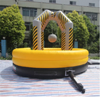 10M Kuning PVC Carnival Games Interactive Inflatable Meltdown Untuk Dewasa