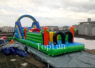 PVC Tarpaulin Inflatable Sports Games / Kursus Rintangan Tiup Untuk Anak-Anak