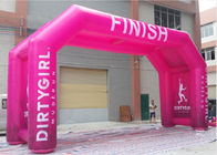 PVC Tarpaulin Inflatable Finish Arch Dengan Aktivitas Pencetakan Penuh / Penggunaan Olahraga