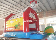 5 X 4 M Lucu Lucu Anak-anak Rumah Bouncing Inflatables Dengan Kartun Hewan