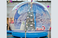 Natal Tiup Salju Dunia Tenda Dekorasi Natal Komersial Iklan Natal Luar Ruangan