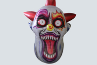 Mengerikan Portabel Inflatable Devil Skeleton Head Tengkorak Raksasa Halloween Party Indoor Outdoor Dekorasi