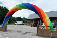 Inflatable Arches Rainbow Archway Entrance Dekorasi Candy Arch Untuk Iklan