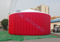 210D Oxford Fabric Dome Inflatable Acara Tenda Putih / Merah Jahitan Struktur