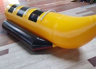 Banana Boat tiup 0.9mm PVC 3 orang meledakkan mainan air untuk danau dan laut