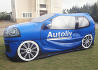 PVC Inflatable Car Advertising Speed ​​Crash Testing Meledakkan Model Mobil 3D