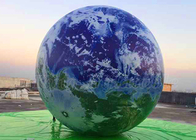 Iklan Raksasa Inflatables Word Globe Peta Bumi Bola LED menggantung Planet