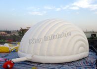 White Shell PVC Tarpaulin Inflatable Event Tent Pernikahan Golf Tent 5.0 * 3.8 * 4.0m