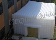 Tenda Acara Tenda Tiup Diperkuat Tiup PVC Peregangan Bangunan Tenda Dengan Pintu Dan Jendela