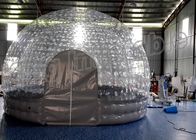 Sewa Luar Ruangan Transparan Inflatable Cube Tent Gelembung Tenda Dengan Lapisan Ganda