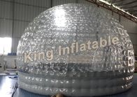 Sewa Luar Ruangan Transparan Inflatable Cube Tent Gelembung Tenda Dengan Lapisan Ganda