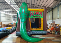 Dinosaurus Happy Hop Bouncy Castle Slide Rumah bouncing T-Rex Inflatable Jumping Castles