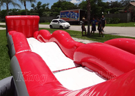 Sewa Seluncuran Air Tiup Anak-anak Melompat Bouncing Merah PVC Seluncuran Air Tiup Besar