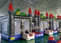 Kustom 4 X 4 m Naga Tiup Goyang Istana Dengan Blower Untuk Anak-anak