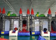 Kustom 4 X 4 m Naga Tiup Goyang Istana Dengan Blower Untuk Anak-anak
