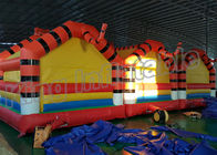 0.55mm PVC Terpal Tiger Inflatable Jumping Castle Untuk Hiburan Outdoor