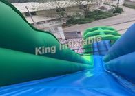 Slide Air Inflatable Biru / Hijau Disesuaikan Dengan Sistem Hembusan Konstan