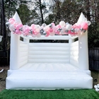 Wedding Pastel Pink Inflatable Bouncy Jump Castle Ball Pit Mini White Bounce House