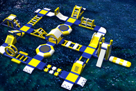 Dewasa Terapung Bermain Aqua Menyenangkan Taman Air Inflatable Ledakan Air Hambatan Kursus