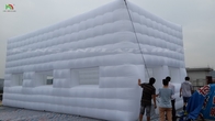 Customized White Inflatable Tent Outdoor Movable Nightclub Portable Inflatable Party Tent untuk Acara