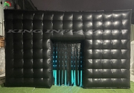 Tenda Klub Malam Komersial Portable Hitam Inflatable Klub Malam Acara Tenda untuk Sewa Partai