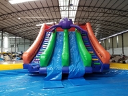 Slide Air Inflatable Mainan Bola Renang Kolam Renang Taman Air Inflatable Dengan Kolam Renang
