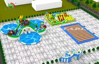 Taman air besar yang bisa dipanaskan dengan kolam renang hiburan luar ruangan anak-anak