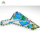 Taman Air Besar Slide Air Inflatable Kolam Renang Taman Hiburan Taman Air Inflatable Ground Game