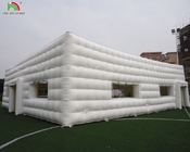 Disesuaikan besar Portable Movie Inflatable-Klub Malam dengan Lampu Party Cube Inflatable Night Club Tent