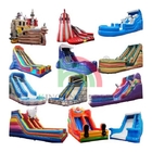 18ft Tropical Fiesta Breeze Water Slides Commercial Grade Inflatable Water Slide untuk Anak-anak Dewasa