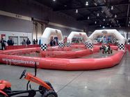 0.45mm Pvc Tarpaulin Inflatable Zorb Ball Race Track Untuk Game Olahraga