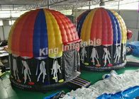 Tenda disko tiup warna-warni yang disesuaikan dengan ukuran lukisan penuh, diameter 6m