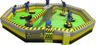 Tantangan Inflatable Meltdown Wipeout Sport Game Dengan Mesin Rotatif