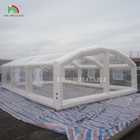 Customized Besar Pvc Clear Dome Tent Airtight Portable Inflatable Pool Tent Cover Bubble House