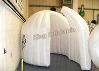 Putih 2M Diameter Internal Inflatable Pod-Clamshell, Tenda Pameran Tiup