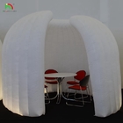 Inflatable Dome Igloo Ruang LED Inflatable Bubble Dome Tent jual panas tahan air PVC dipimpin igloo kubah Untuk dijual
