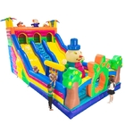 Custom Commercial Pvc Oxford Inflatable Bouncer Bounce House Castle untuk taman bermain anak-anak