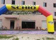 10 m * 5 m Warna Campuran Lengkungan Tiup Kustom PVC Besar / Iklan Tiup