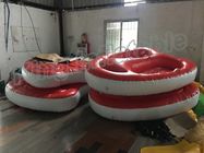 Sablon Mainan Air Tiup, 4 m Diameter 2 Kursi Perahu Karet PVC
