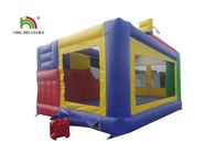 0.55mm PVC Kuning 20ft SpongeBob Inflatable Party Combo Jumping Castle Untuk Anak