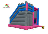 Pink Spongebob House Inflatable Jumping Castle Dengan Celana Dan Sisi Persegi
