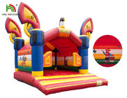Raksasa Anak Inflatable Jumping Castle Dengan Pintu Dan Elang 6.6 x 5.0 m