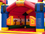 Raksasa Anak Inflatable Jumping Castle Dengan Pintu Dan Elang 6.6 x 5.0 m
